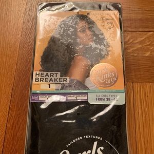 Sensationnel Synthetic  full wig  CURLS KINKS CO Ha- Color 1 - rare find!!